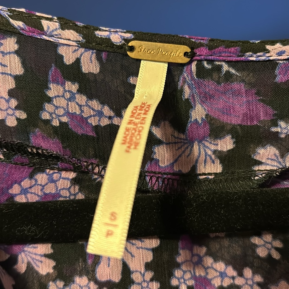 Free People Ruffled Blouse - Picture 2 of 6